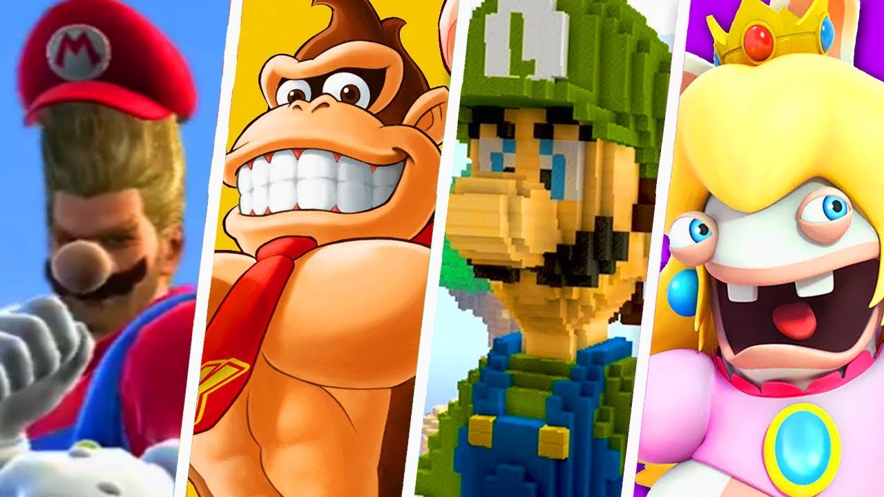 Evolution of Super Mario Crossovers (1987 - 2019)