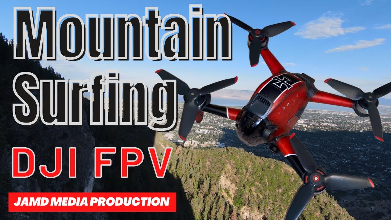 Mountain Surfing Rock Canyon.  DJI FPV.
