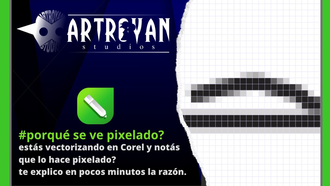 #coreldraw Porqué se ve pixelado el vector? Solución rápida y sencilla.