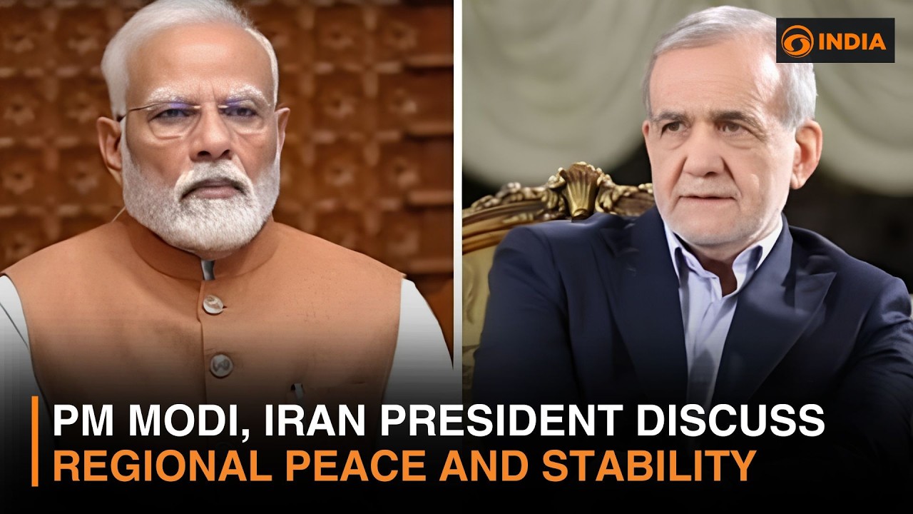 PM Modi, Iran President Discuss Regional Peace and Stability & more | DD India Live | 12 PM IST