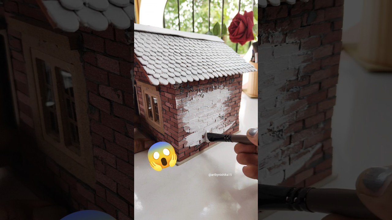 Let's Paint Our Home🏠😱 #youtube #art #craft #artist #new #viral #trending #diy #house #paint #wall