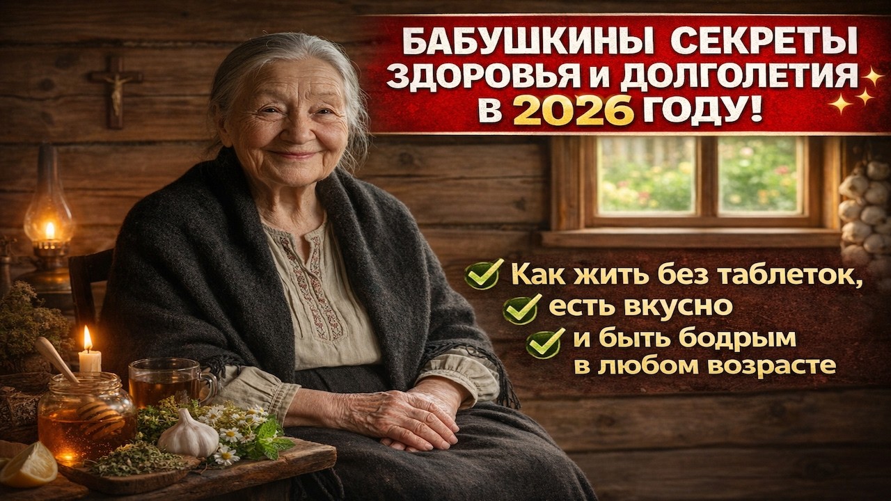 БАБУШКИНЫ СЕКРЕТЫ ЗДОРОВЬЯ И ДОЛГОЛЕТИЯ В 2026 ГОДУ!