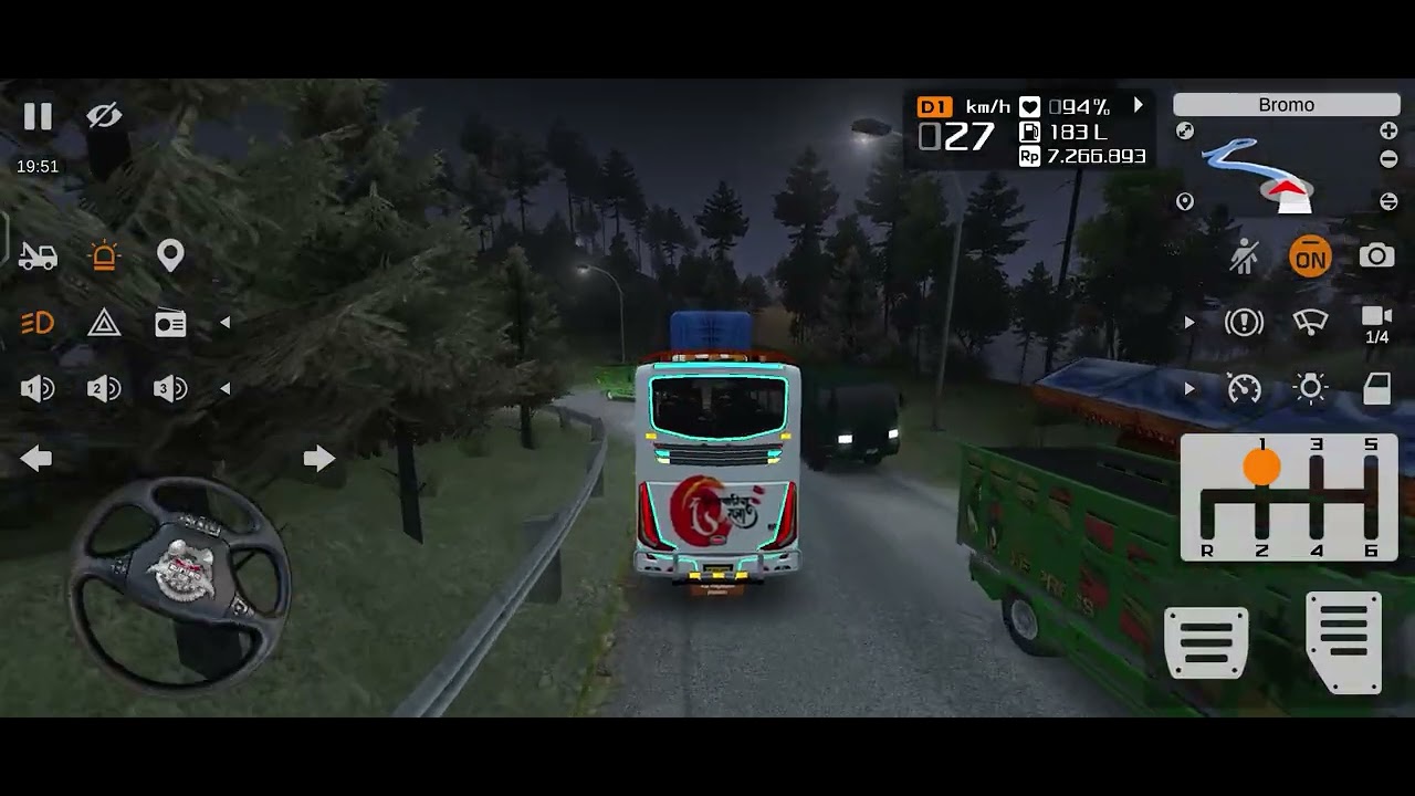 Trip to mount bromo bus simulator indonesia