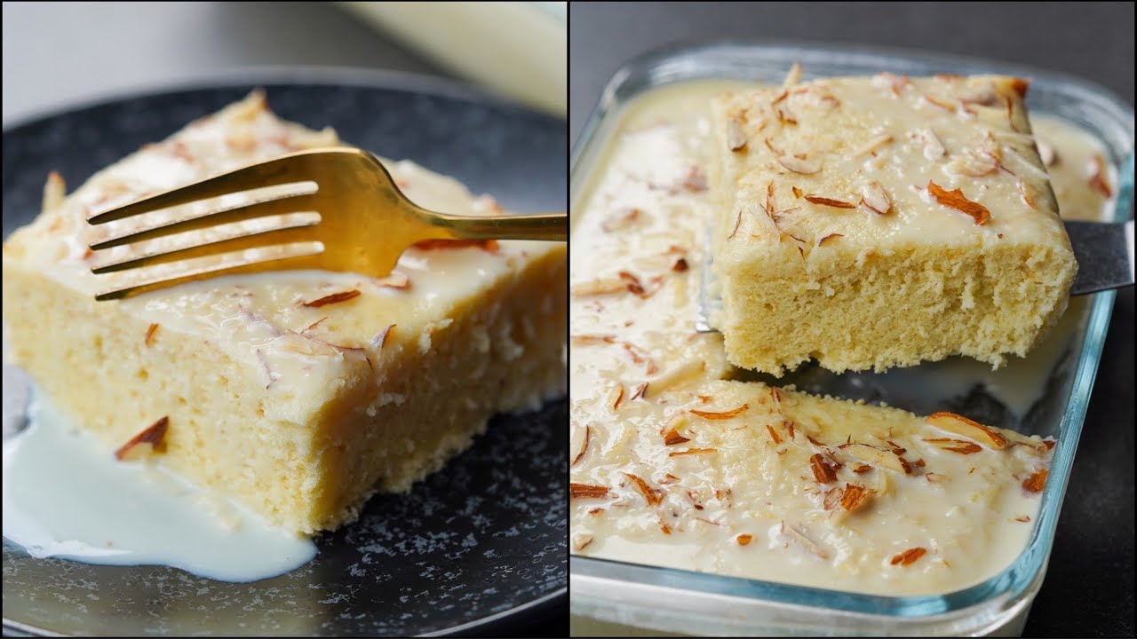 Malai Cake Recipe | Without Oven | Milk Cake Dessert | N'Oven Foods