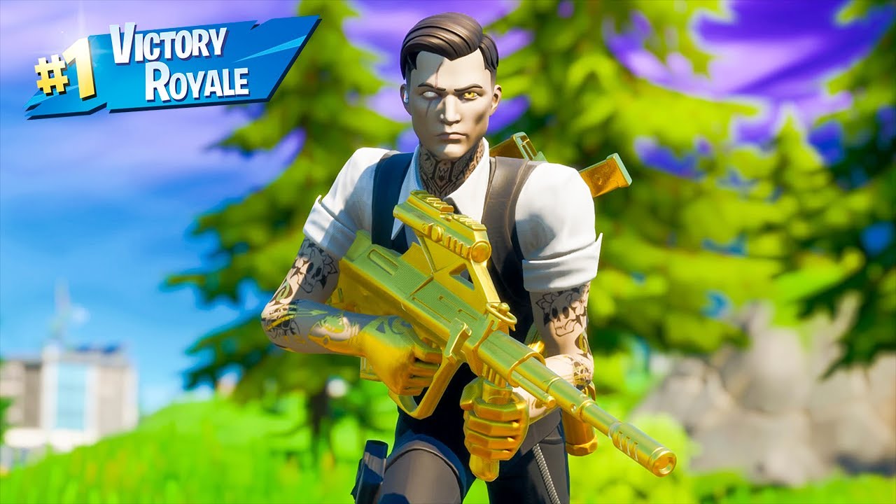 Tier 100 Midas Skin Solo Win Full Gameplay Fortnite Chapter 2 Season 2 No Commentary PS4 Console