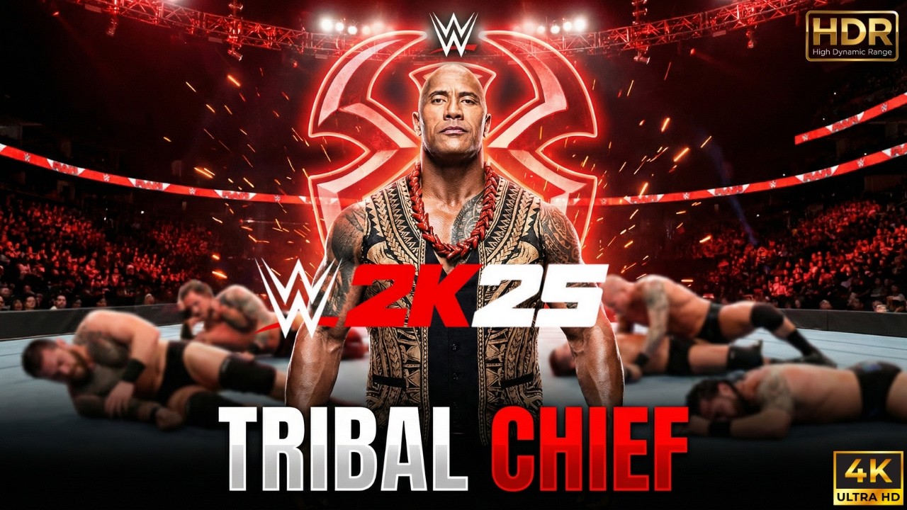 The Rock Becomes Tribal Chief 💥 Bloodline Dynasty Match | WWE 2K25