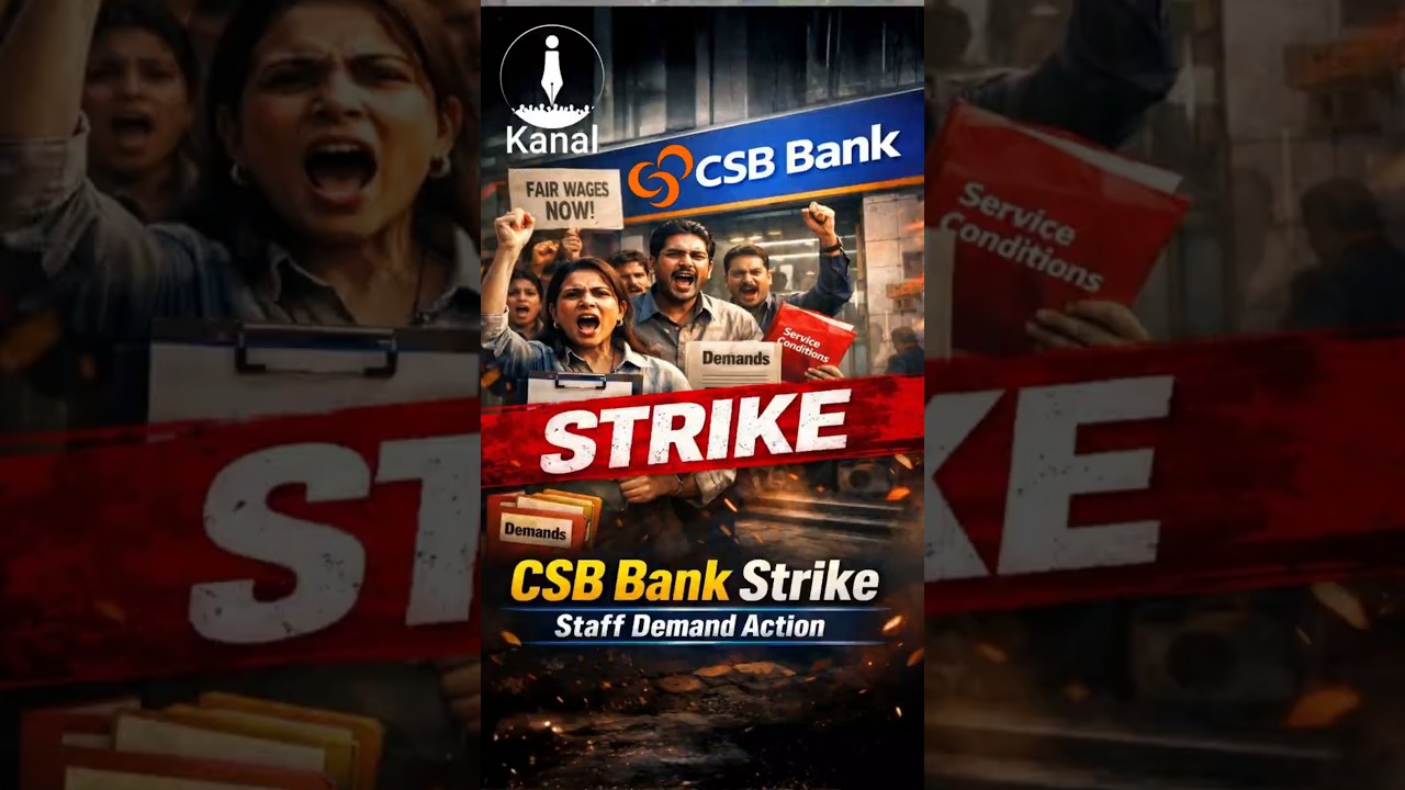 CSB Bank Staff Federation Announces Strike Over Pending Demand