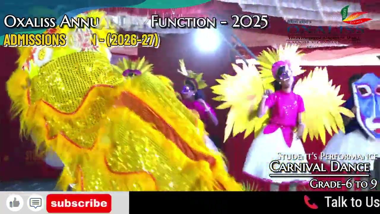 ✨🎬 OXALISS ANNUAL DAY 2025 | CARNIVAL DANCE - Part-21🎬✨  @Oxalisscornerstone  ​