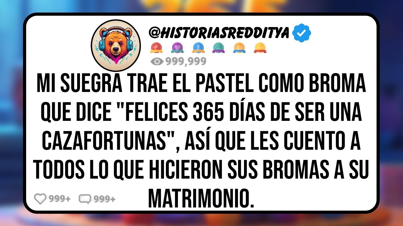 Mi SUEGRA Trae el Pastel de Nuestro Aniversario con el Mensaje 