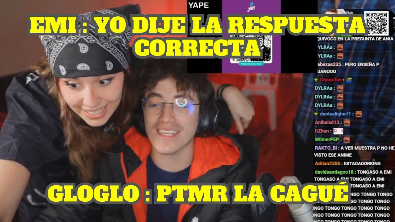 EMIKUKIS PIERDE EL EVENTO DE GLOGLO PERO SE ENTERA QUE DIJO LA RESPUESTA CORRECTA