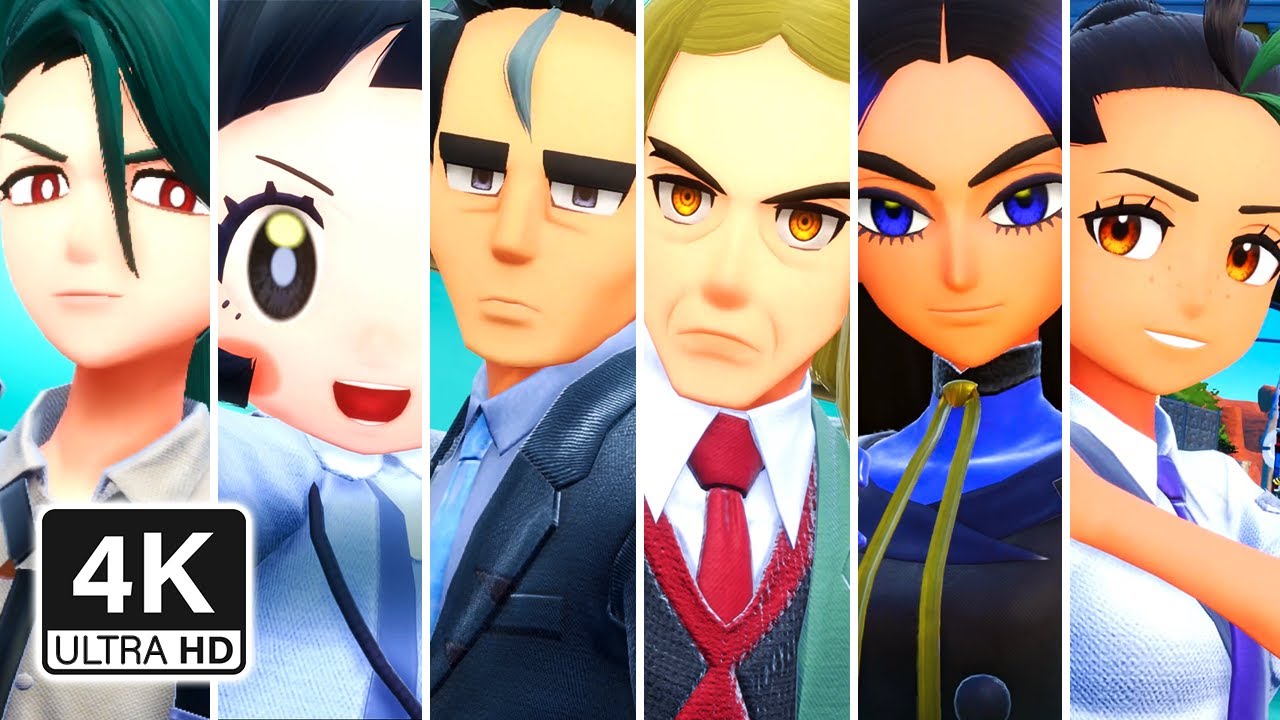 Pokémon Scarlet & Violet (Switch 2) All Elite Four & Champions Battle (4K60FPS)