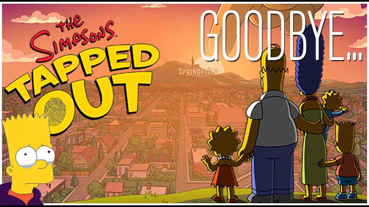 The Simpsons Tapped Out is gone... Farewell ... :(