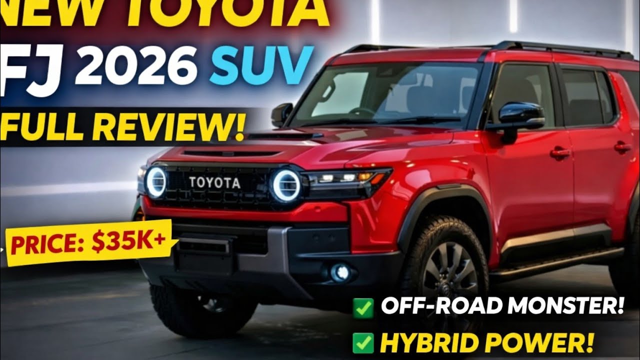 2026 Toyota FJ Cruiser – The Comeback Beast! Full Features, Price & Real Review