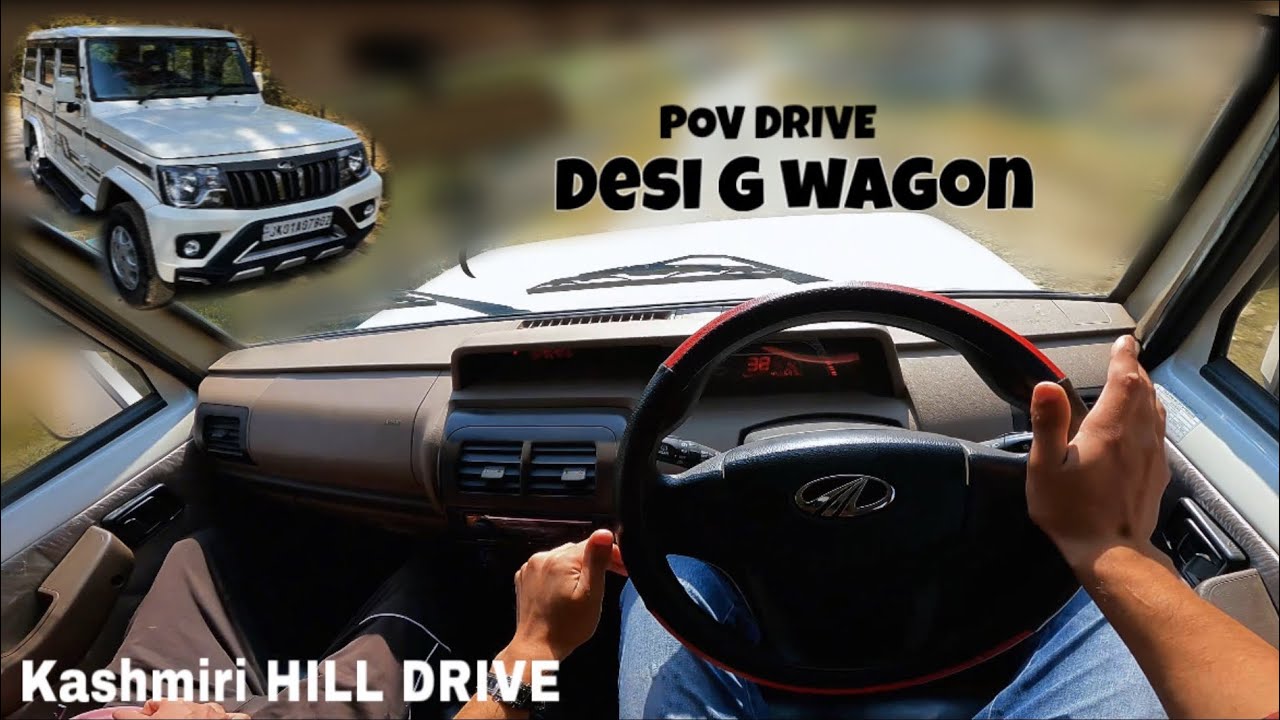 POV Driving Mahindra Bolero 2020,hills|75bhp|200NM Torque,driving review,mileage,comfort,
