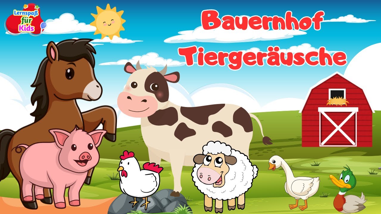 Errate die Ger&auml;usche: Spa&szlig; und Lernen mit dem Bauernhof Quiz