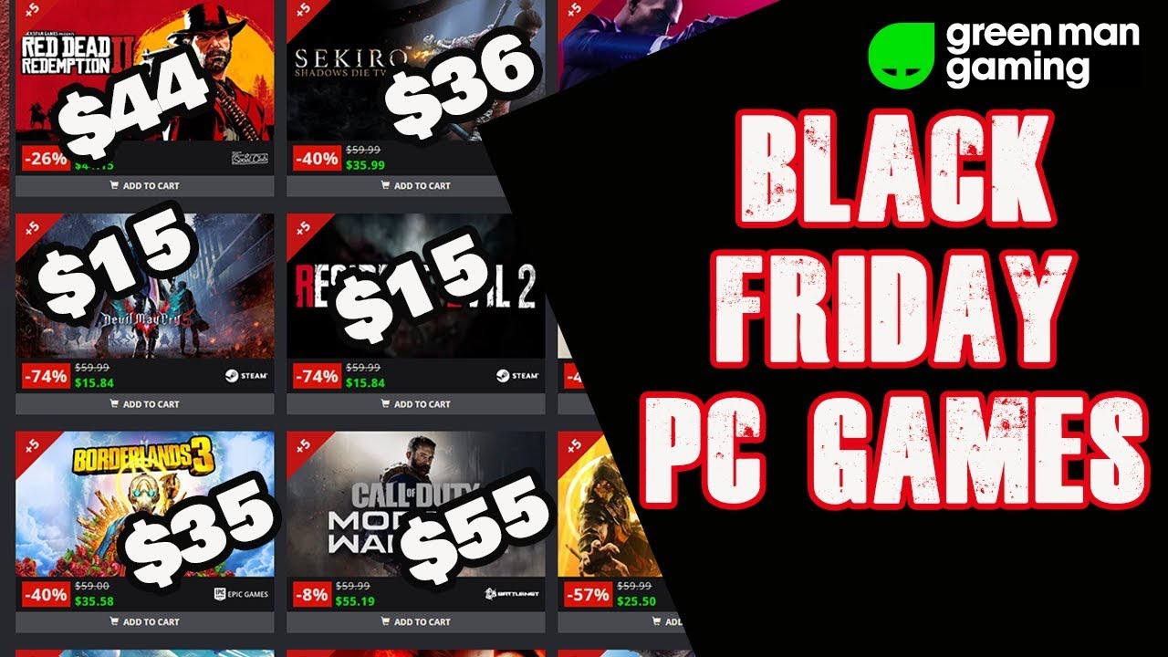 PC Games for DIRT CHEAP | Green Man Gaming Black Friday Sale |
