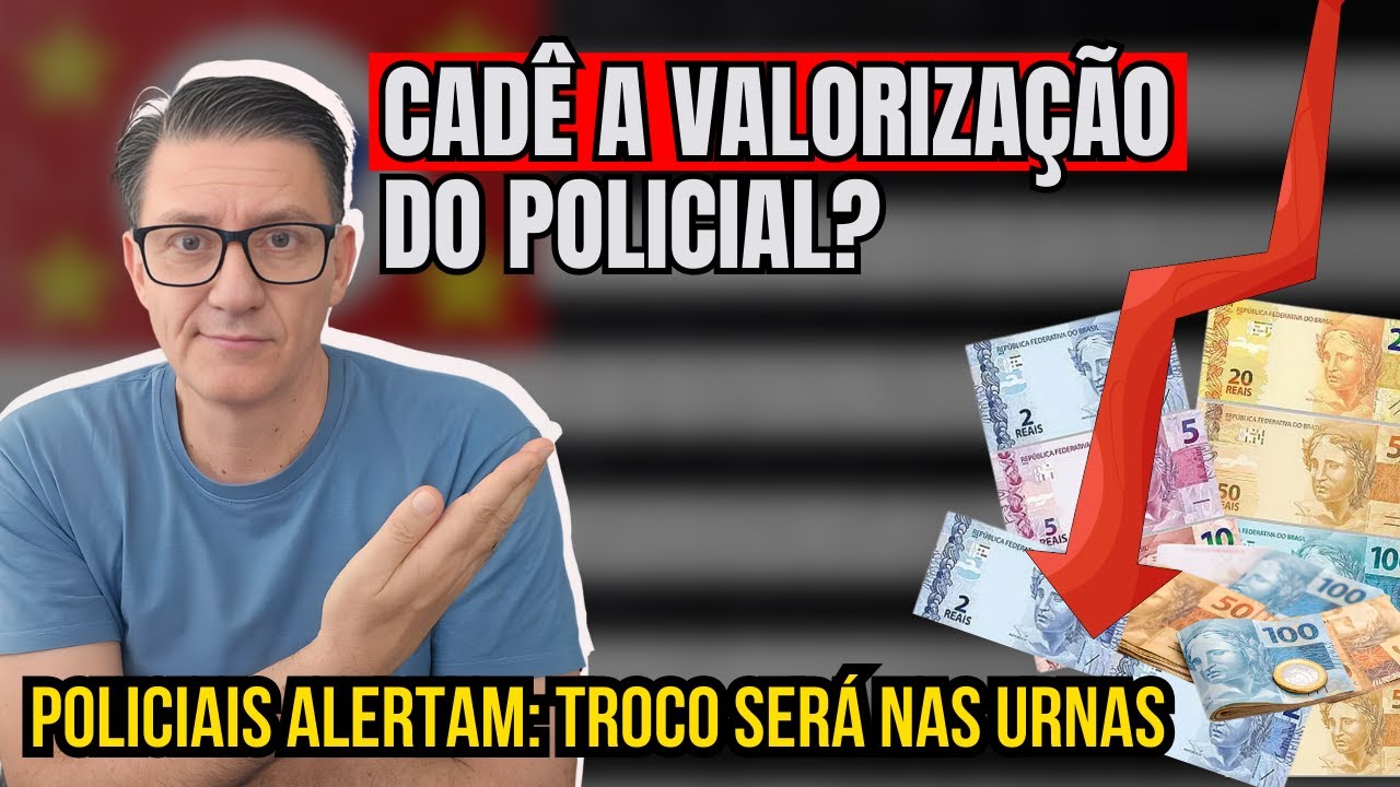 POLICIAIS CRITICAM GOVERNO ATUAL: resposta será na urna!
