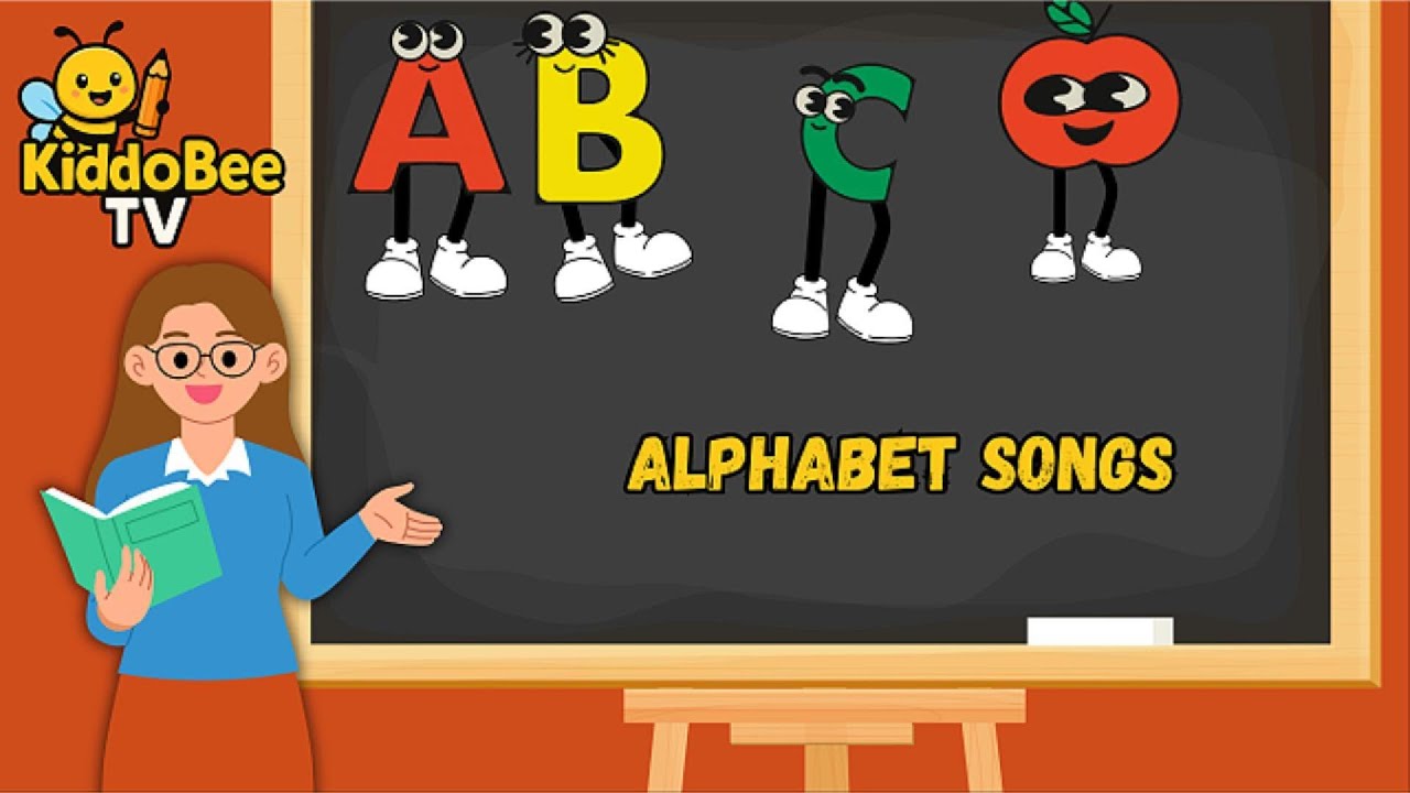 KiddoBee Tv - Песня о фонетике со словами, эпизод 037 - A для Apple - Песни об алфавите ABC