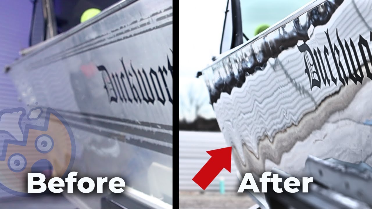 A Mirror On The Water... How to polish an aluminum boat | Renegade Polishing