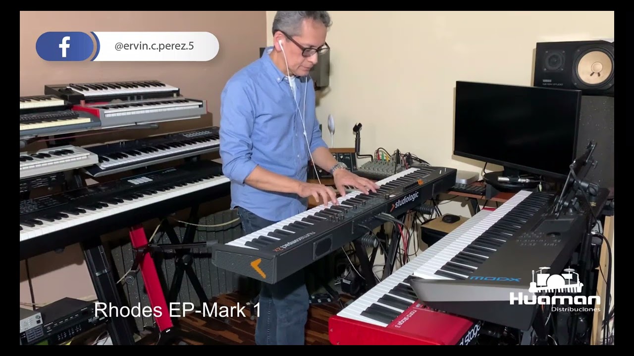 El gran músico Ervin Cabezudo demostrando una vez más las cualidades de una Numa Compact 2x.