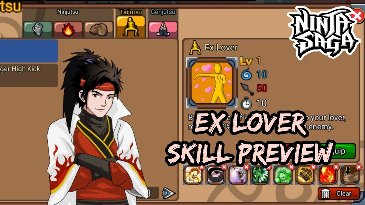 Ninja Saga - Ex Lover Skill Preview