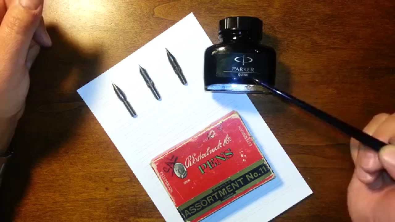 My Top Three Nib Choices for a Beginning Vintage Dip Pen User