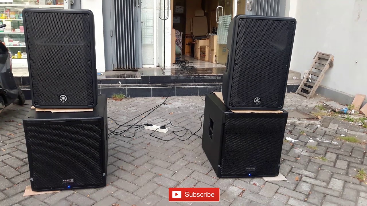 Paket YAMAHA DBR 15 + SUBWOOFER 18Inc