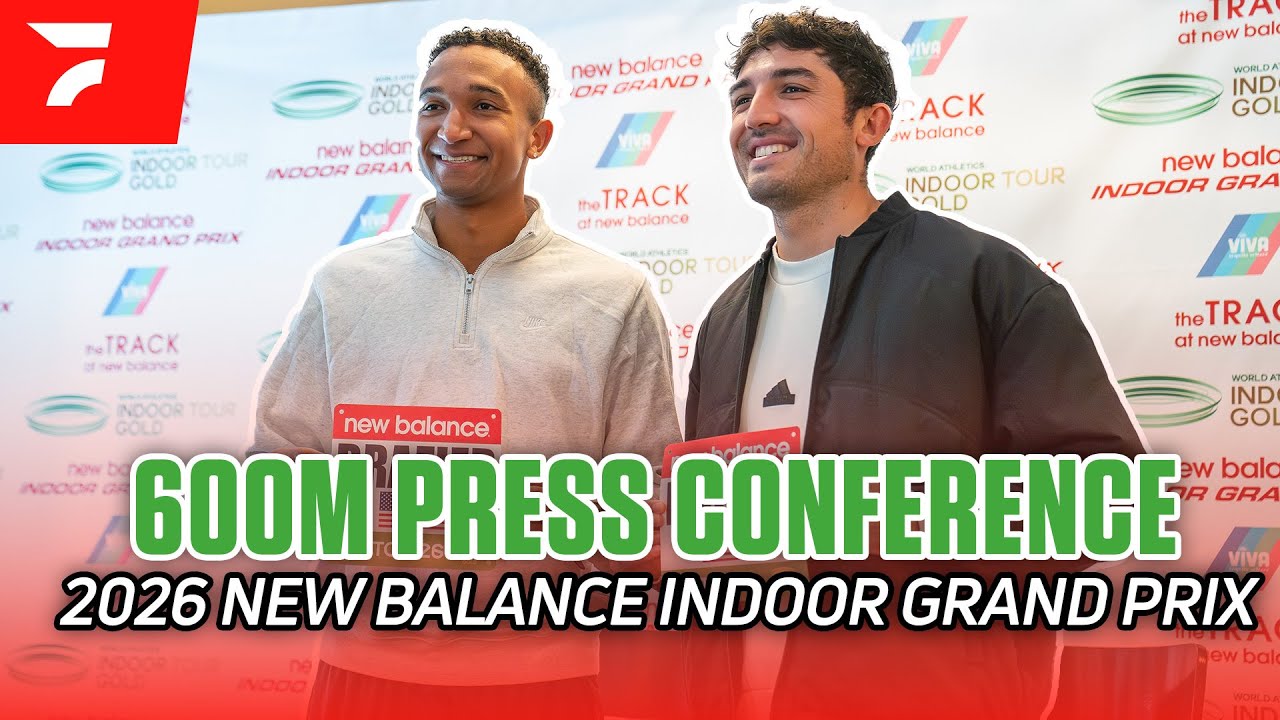 Donavan Brazier and Bryce Hoppel ahead of New Balance Indoor Grand Prix 600m Showdown