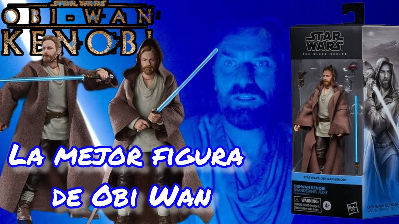 Un Gran Avance/Obi Wan Kenobi Wandering Jedi Black Series Revisión en Español