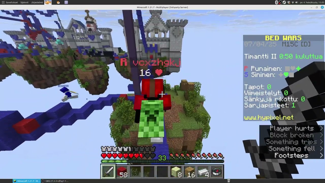 Minecraft Castles 40v40 Bedwars!