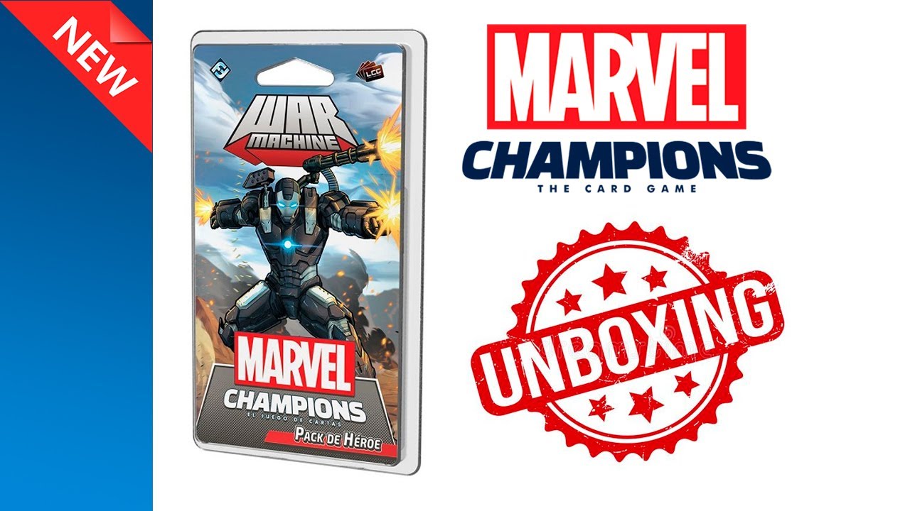 MARVEL CHAMPIONS | Unboxing de Máquina de Guerra (War Machine)!