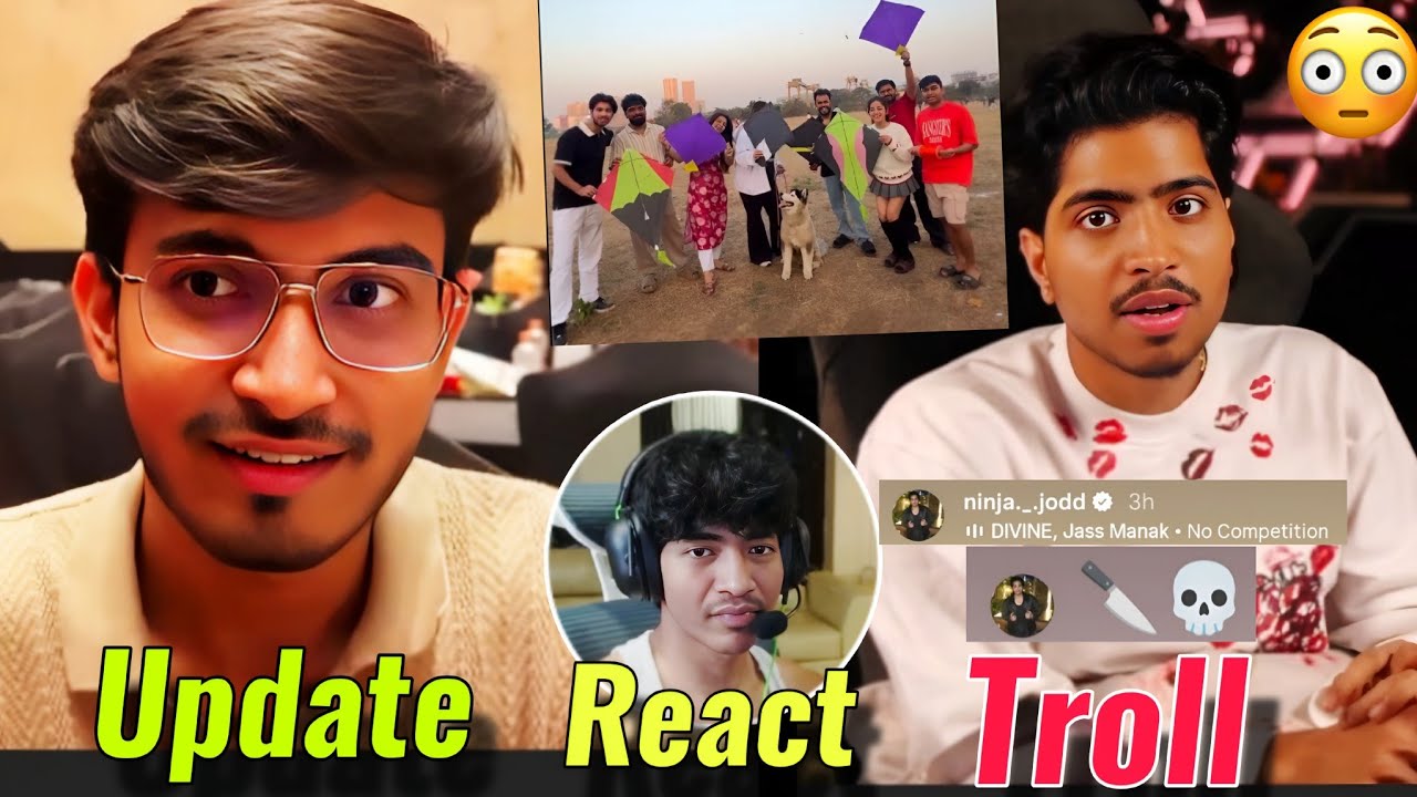 Admino Update 🚨 NinjaJod Troll Admino 😳| Zinda Knifè😧| Lala React 😯| Godl Kite Competition 🎉