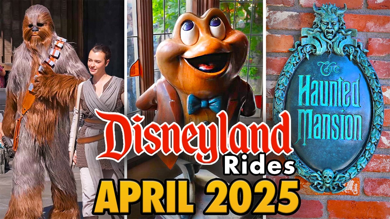 Disneyland Rides - April 2025 POVs [4K 60FPS]