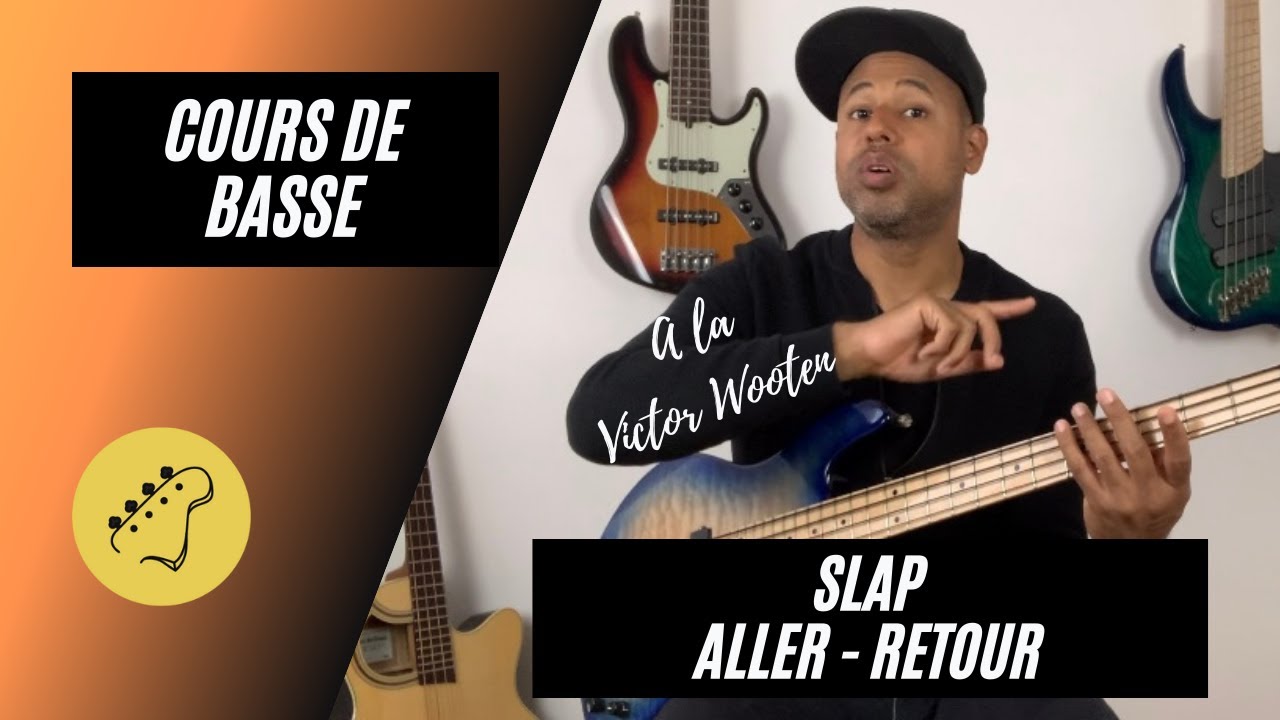 Cours de Basse débutants | Slap Aller-Retour à la  Victor Wooten - (Riff 37)