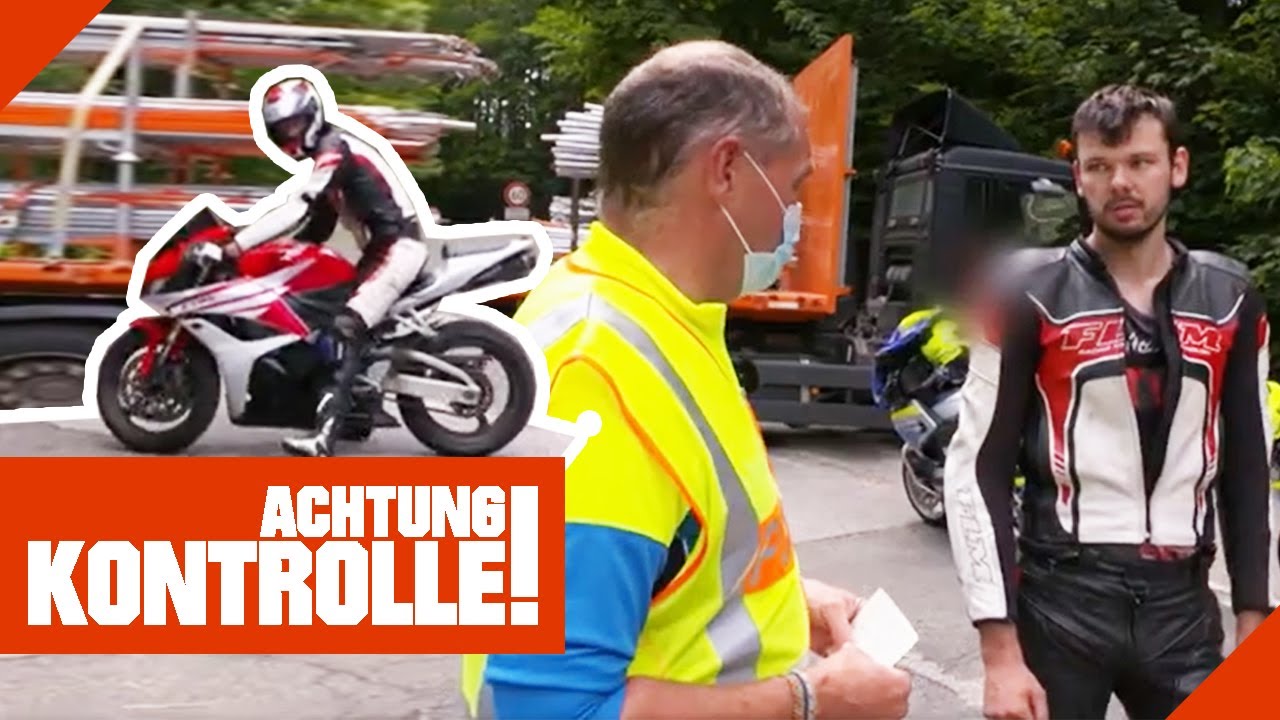 Im Überholverbot! 🏍️ Biker SAUST an LKW vorbei! |2/2| Kabel Eins | Achtung Kontrolle