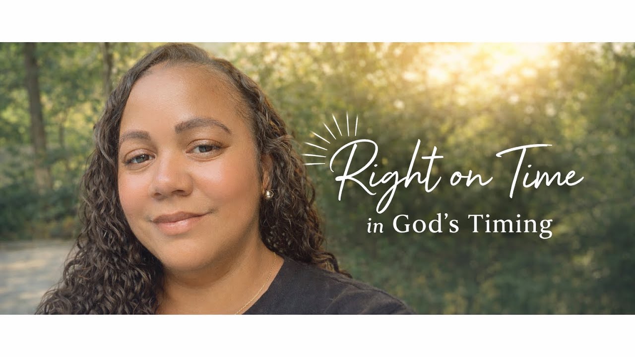 Gods timing is perfect! 