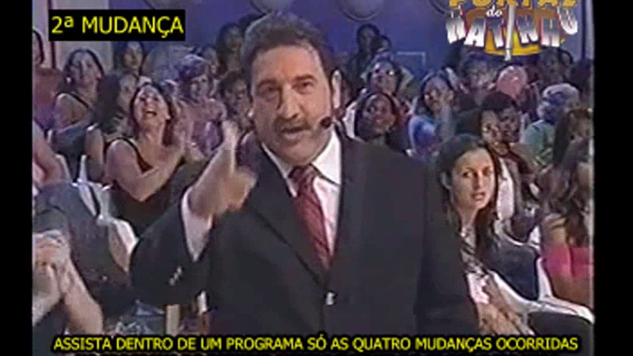 ASSISTA EM UM VÍDEO SÓ AS QUATRO MUDANÇAS FEITAS NO PROGRAMA DO RATINHO