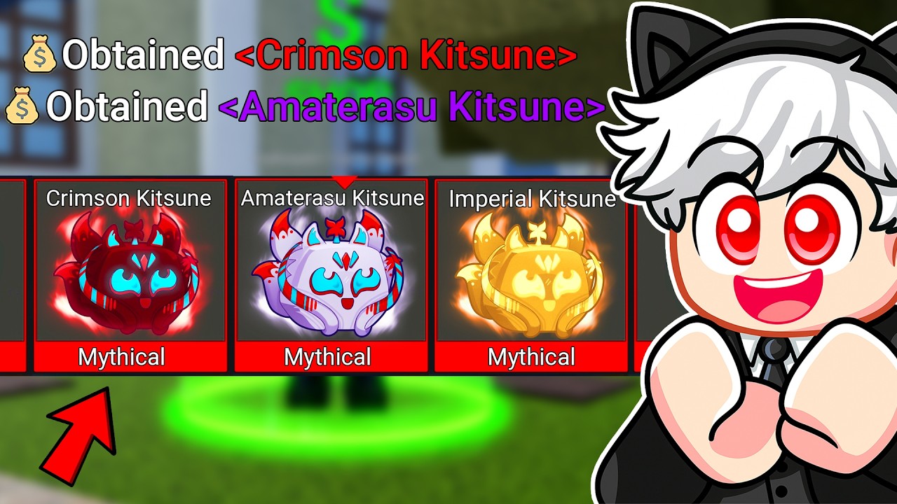 I Tried Unlocking The SECRET KITSUNE Fruit Skins In Blox Fruits Roblox!