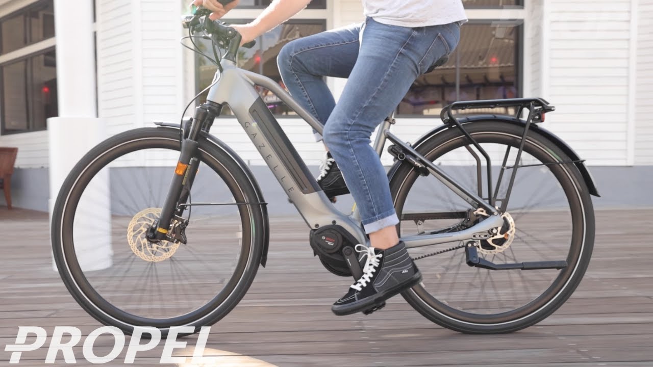 Обзор электровелосипеда Gazelle C380+