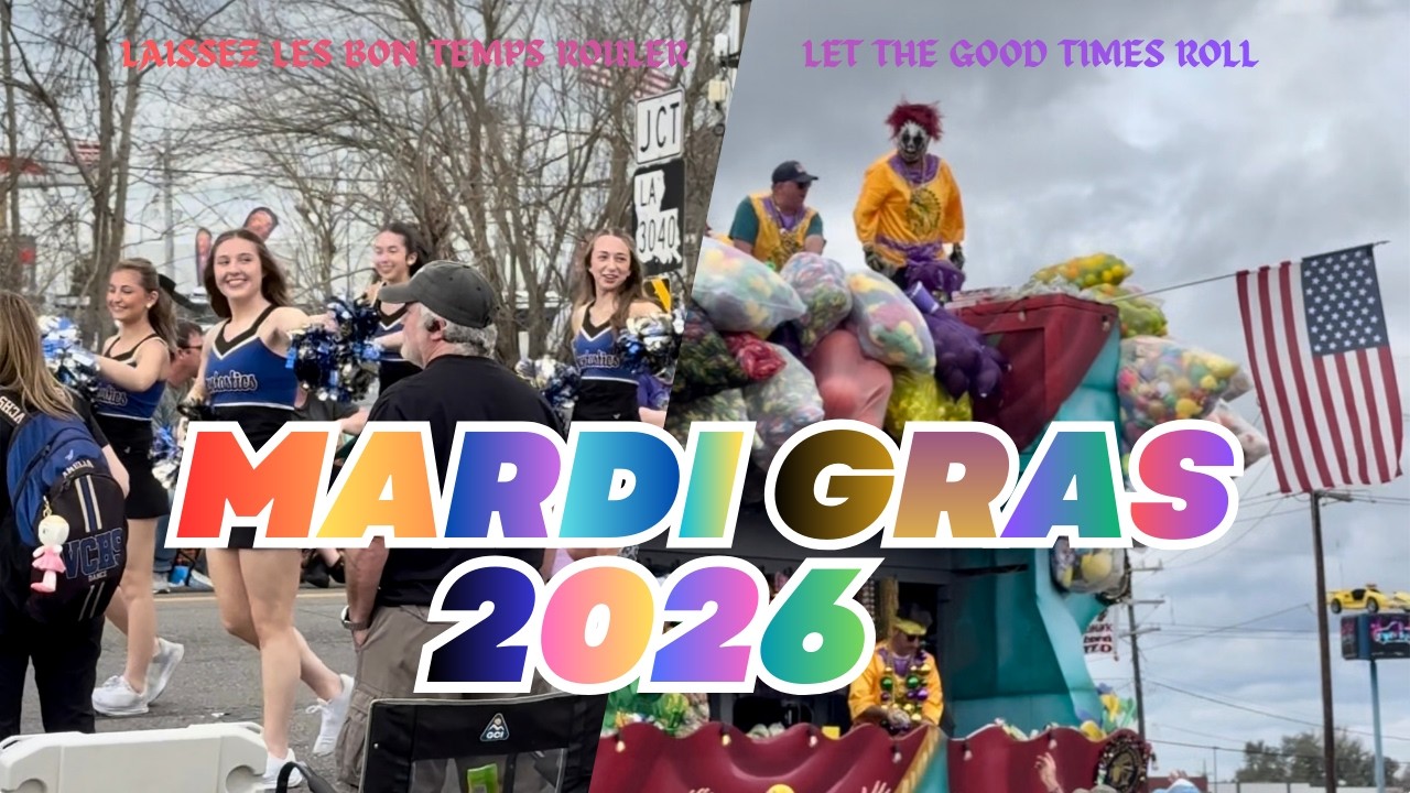 MARDI GRAS 2026   LAISSEZ LES  BON TEMPS ROULER  