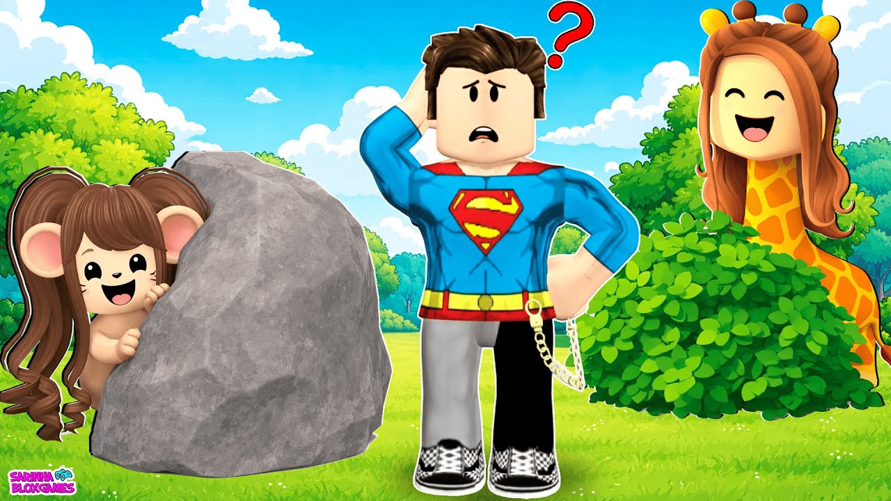 VIRE UM ANIMAL E SE ESCONDA no ROBLOX