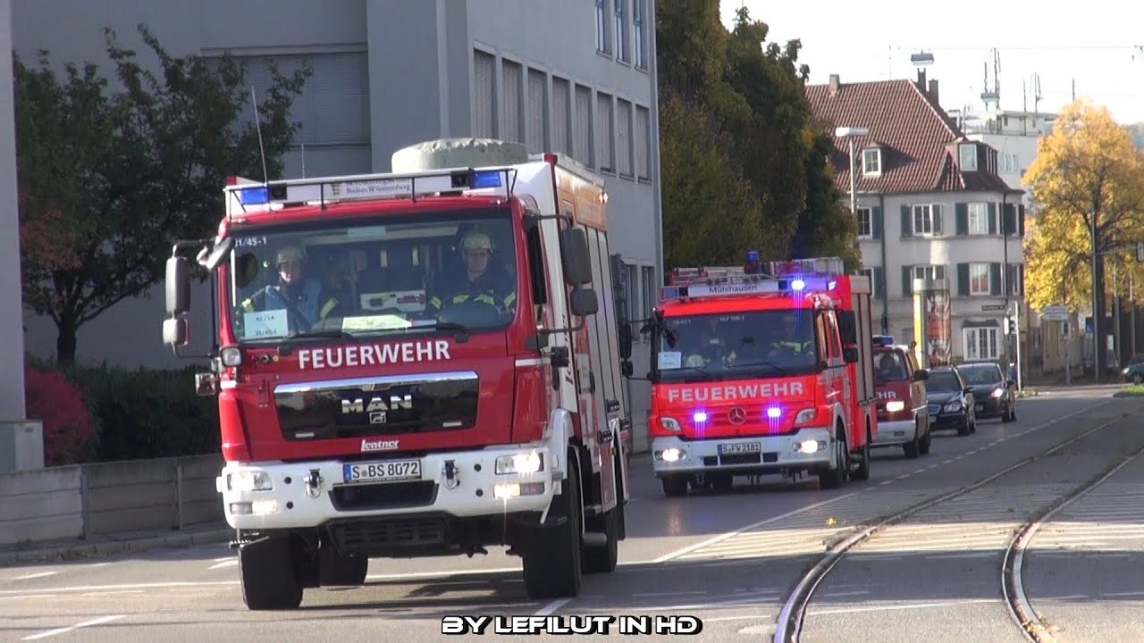 FEUERWEHR-GROSSEINSATZ bei Bosch Stuttgart - viele Einsatzfahrzeuge rücken an...