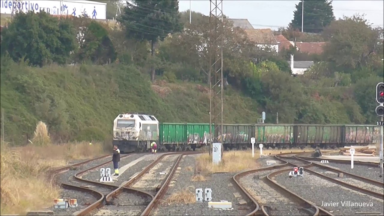 Una mañana de trenes en Ferrol