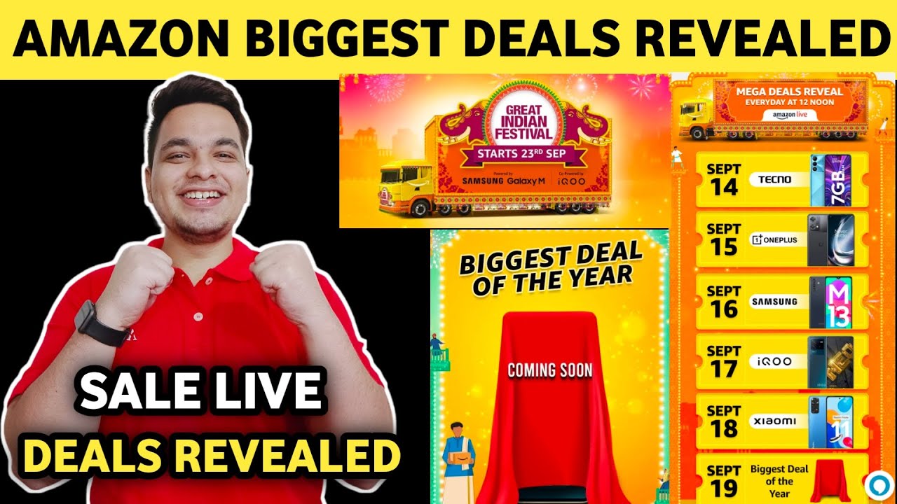 Amazon Great Indian Festival Sale 2022 - ALL DEALS REVEALED | BIGGEST DEAL OF THE YEAR REVEALED 🔥