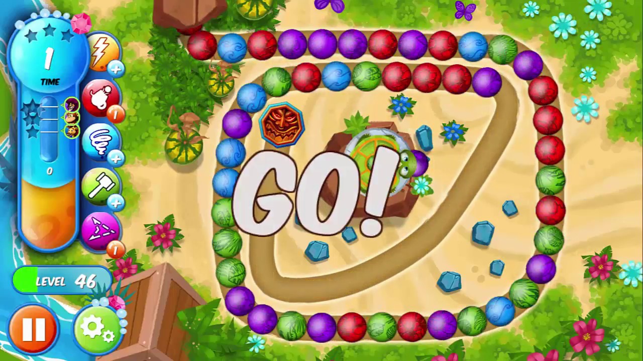 Woka Woka Marble Shooter level 46-50 - Game mini