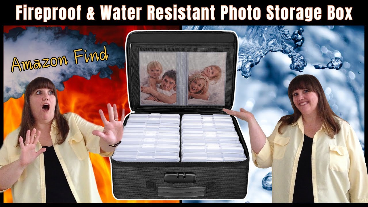 This FIREPROOF Photo Storage Case is Just What I Needed! AMAZON FIND!
