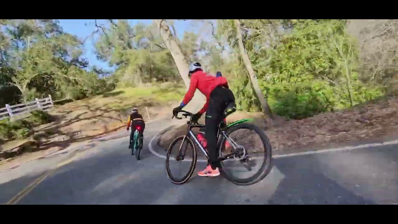Descending Mt.Hamilton 