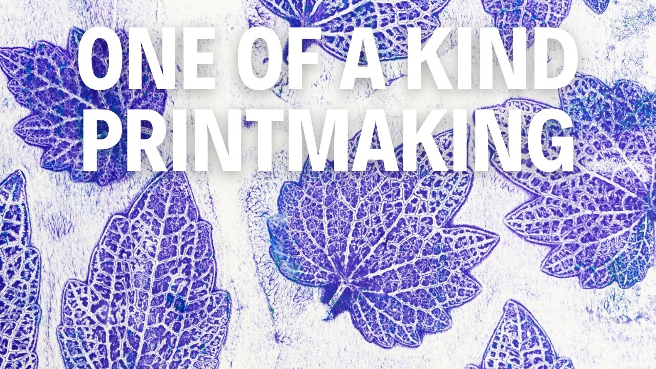 I Made Colorful Prints With Just Leaves and Paint!