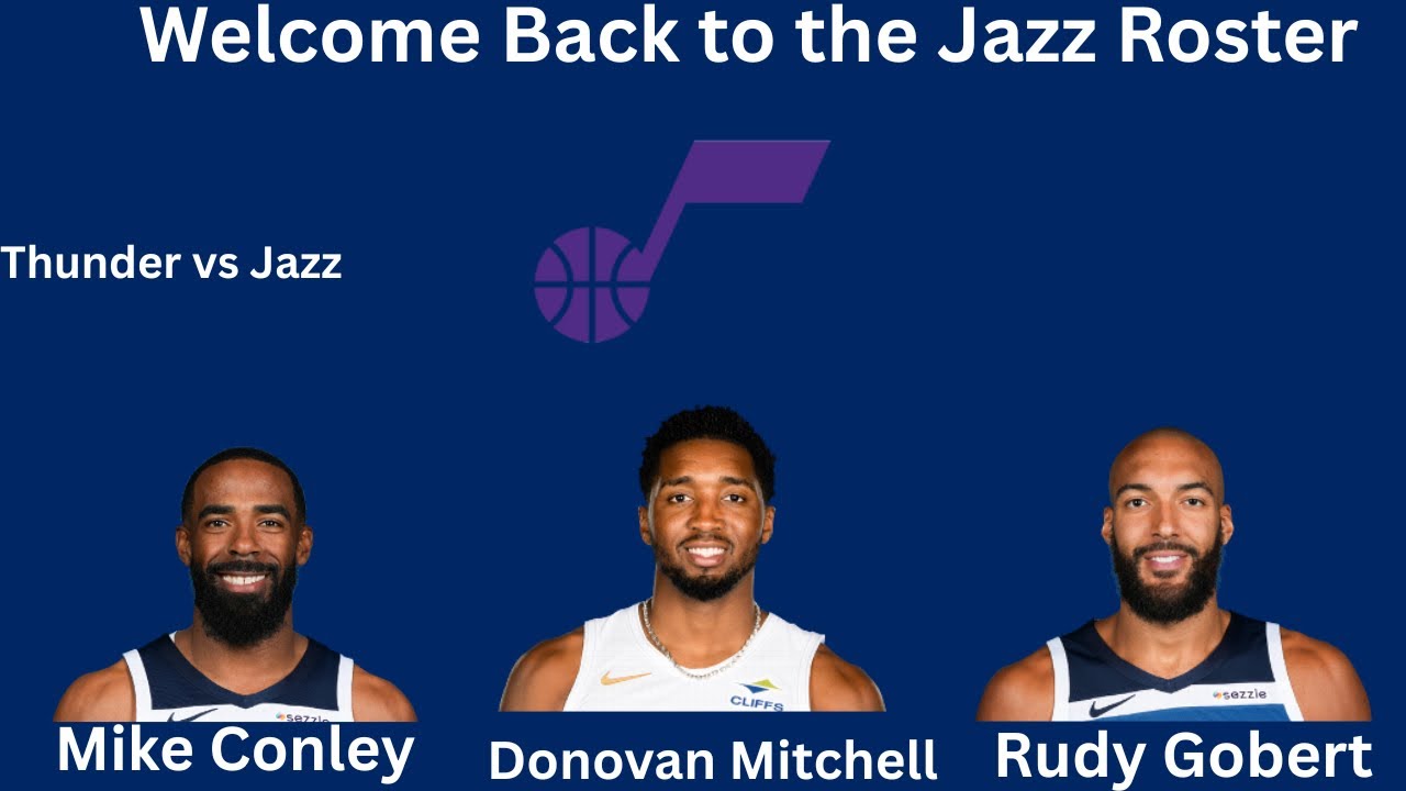 Thunder vs 3 old Jazz Players