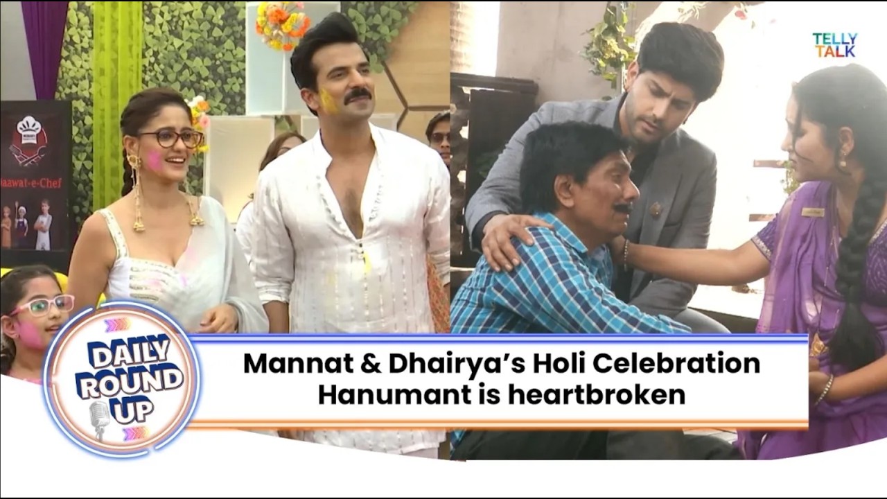 Live : Mannat, Dua & Dhairya ENJOY playing Holi | Vasudha | Hanumant HEARTBROKEN due to this reason